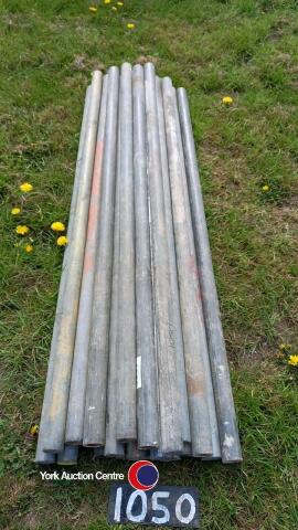 20 x 5ft galvanised steel scaffold poles