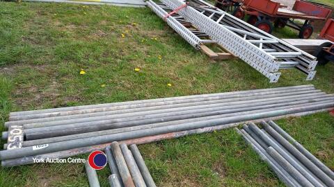 10 x 10ft galvanised steel scaffold poles