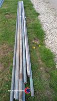 10 x 16ft galvanised steel scaffold poles - 2