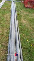 10 x 20ft galvanised steel scaffold poles - 2