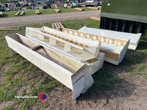 5 x 10 space pig troughs