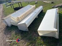 5 x 10 space pig troughs - 2