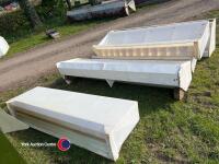 5 x 10 space pig troughs - 3