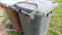 2 x wheelie bins - 3