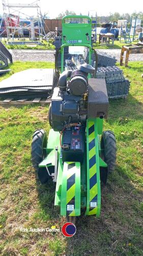 Greenmech self propelled stump grinder, new belts and engine service, electric start, gwo, key in office