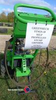 Greenmech self propelled stump grinder, new belts and engine service, electric start, gwo, key in office - 4