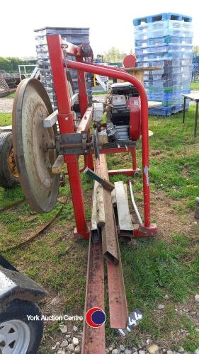 Petrol planking saw, new engine, unfinished project