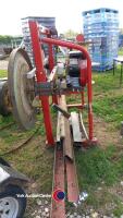 Petrol planking saw, new engine, unfinished project
