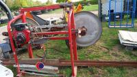 Petrol planking saw, new engine, unfinished project - 2