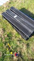 7 x lengths of ground drainage gulleys with covers - 3