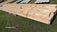 Bundles of timber purlins - 3