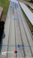 9 x 7m roof panels with 7 x 5500 plus walkable roof lights, new - 4