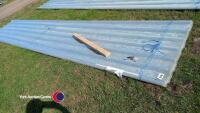 14 x 5800m box profile roof lights, new - 3