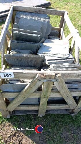 Pallet of roof tiles