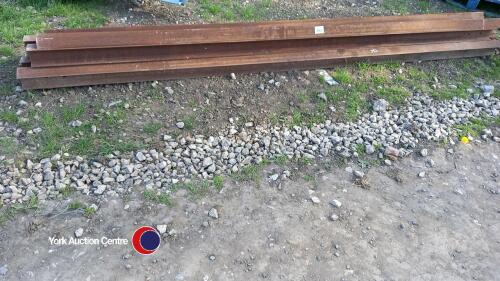 Large lengths of steel RSJ