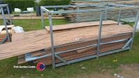 Pallet of Artefoam wood grain cladding