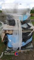 Pallet of new heavy duty polythene wrapping