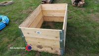 3x raised bed sections