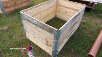 3x raised bed sections