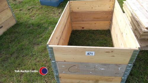 3 x Raised bed sections