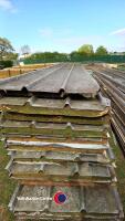 Insulated roof sheets, approx 20ft