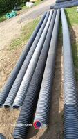 6 x twin wall 6in drain pipe, 20ft length - 2