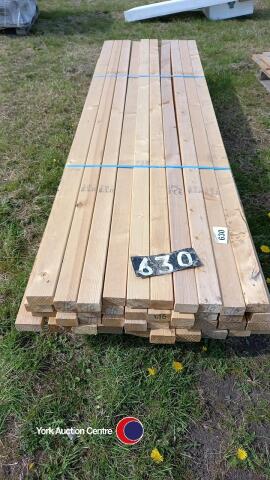 30 x 2.4m 3in x 2in timber