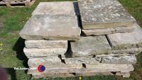 Pallet of Yorkshire stone flags