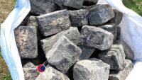 Bag of granite cobbles - 2