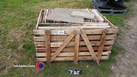 Pallets of reclaimed sandstone flags