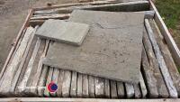 Pallets of reclaimed sandstone flags - 3
