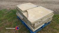 Pallets of reclaimed sandstone flags - 2