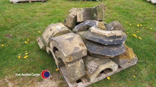 Pallet of coping stones
