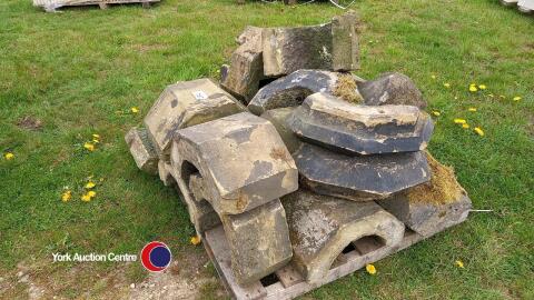 Pallet of coping stones
