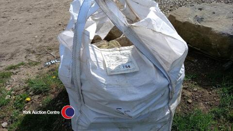 Dumpy bag of York building stone