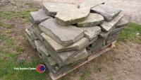 Pallet of crazy paving in York stone - 2