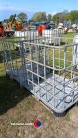 IBC metal cages, for storing logs