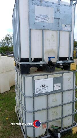 2 x 1000lt IBC