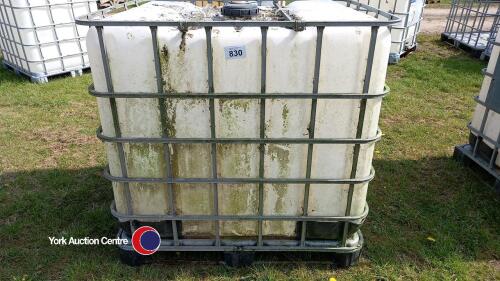 IBC water storage tanks, used, clean