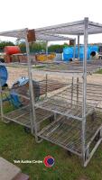 2 steel racks on wheels - 3
