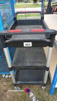 3 tier workshop trolley