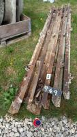 6 x steel concrete shuttering