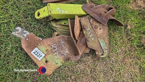 Dowdeswell plough parts, blue