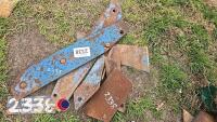 Ransome plough parts, green