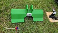 Zuidberg front linkage top plate - 2
