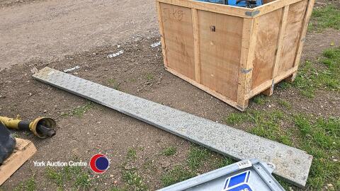 Pair of galvanised ramps