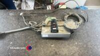 2016 McHale 991 LBER remote control static wrapper, 8396 bales, control box in office - 5