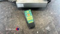 2016 McHale 991 LBER remote control static wrapper, 8396 bales, control box in office - 6
