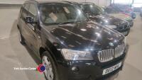 2012 BMW X3 XDrive 3.0D M Sport Auto - DE12WHL - 5 former keepers - MOT 7.12.25 - On V/Car register CAT N Feb 23 - 00’s 125088 - V5 in office - Comes with a replacement door and quater panel in silver