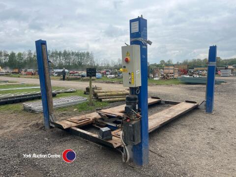 3.5T 4 post ramp with jack